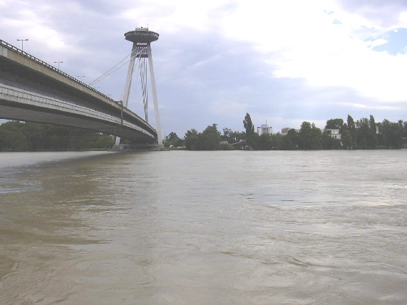 aufgenommen während des Hochwassers August 2002