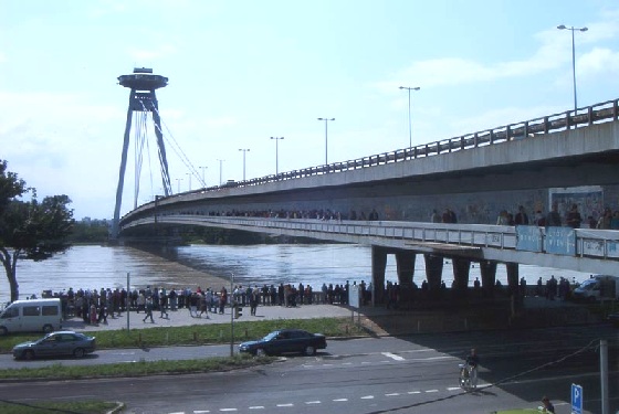 aufgenommen während des Hochwassers August 2002