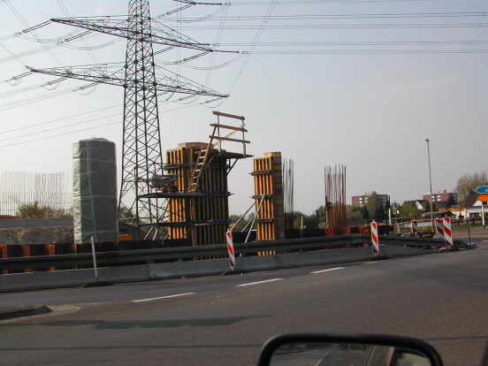 westliche Stützenreihe