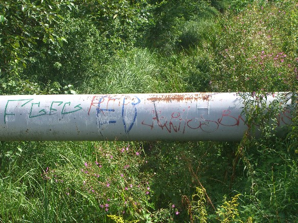 Rohrbrücke nördlich A 11