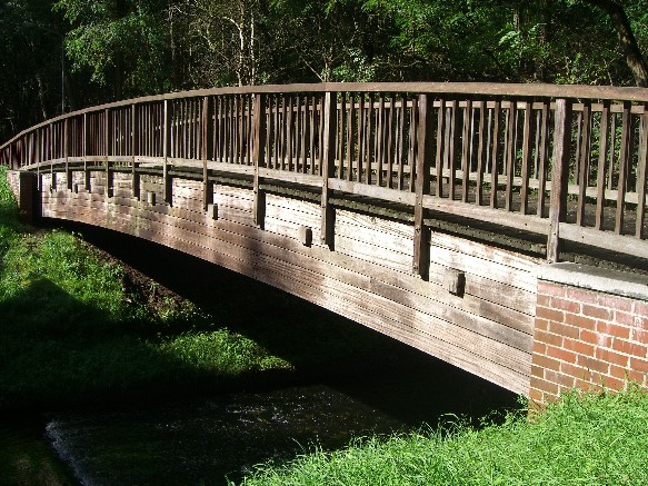 Grünheide Löcknitzfließbrücke Radbahn