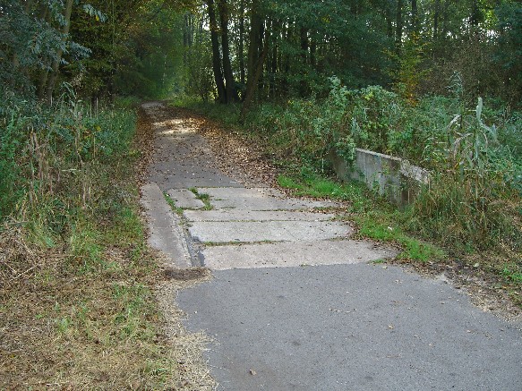Grabenbrücke Fernradweg nördlich Grafenbrück