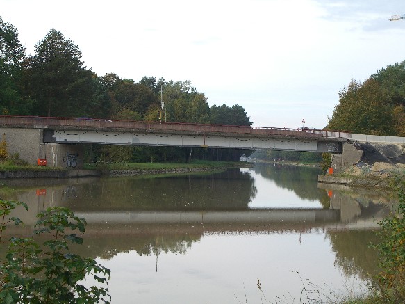 Kaiserwegbrücke B167 über Oder Havel Kanal