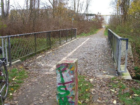Pankebrücke verl. Ernst Busch Straße