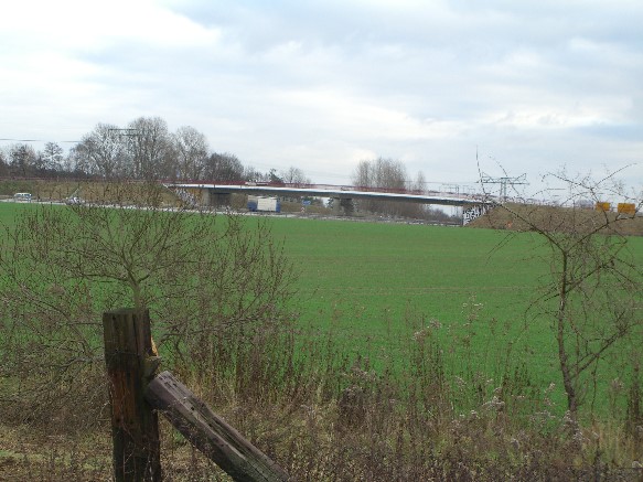 A 10 Brücke / Fredersdorfer Straße in Vogelsdorf