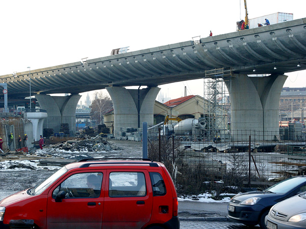 Eisenbahnbrücke Praha-Masarykovo nádraží