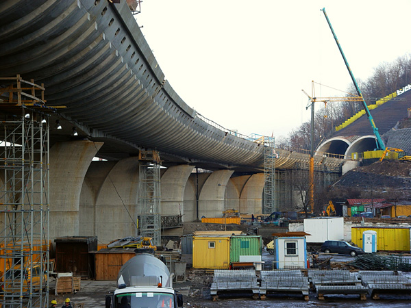 Eisenbahnbrücke Praha-Masarykovo nádraží