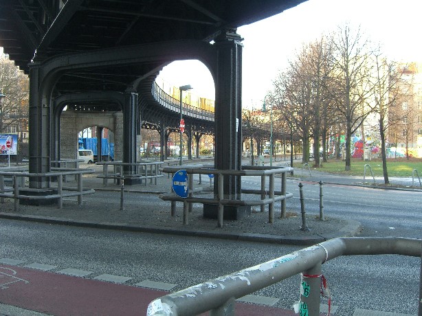 U1 Hochbahnabschnitt Oberbaumstraße