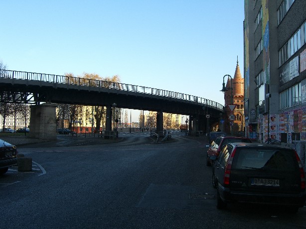 U1 Hochbahnabschnitt Oberbaumstraße