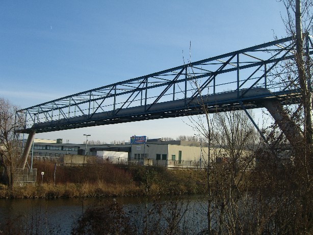 Rohrbrücke über den Charlottenburger Verbindungskanal