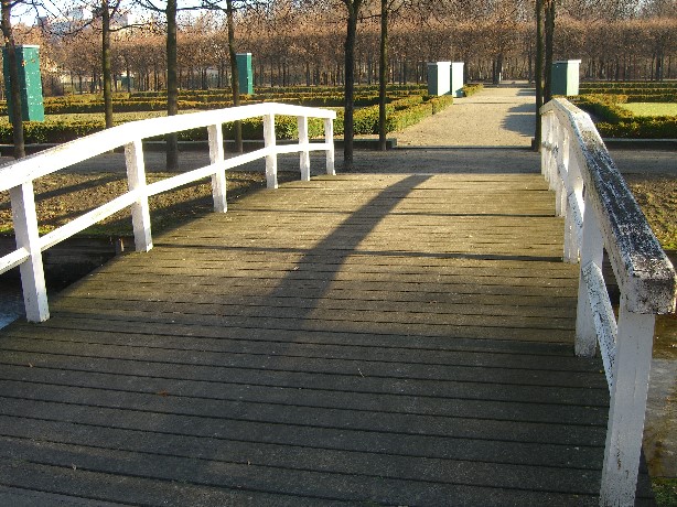 Schloßgartenbrücke NW Friedrichsfelde im Tierpark Berlin
