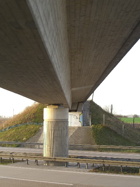 A10 Brücke Mehrower Weg in Blumberg