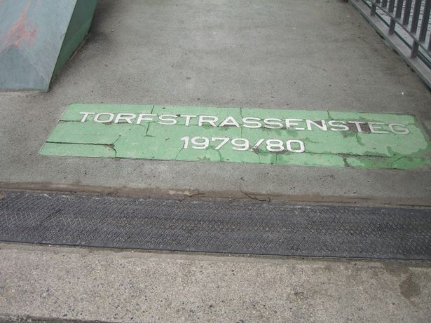 Torfstraßensteg über den Schifffahrtskanal Berlin - Spandau