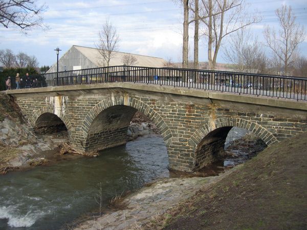 Wasserschlosss Klaffenbach/Zufahrtsbrücke