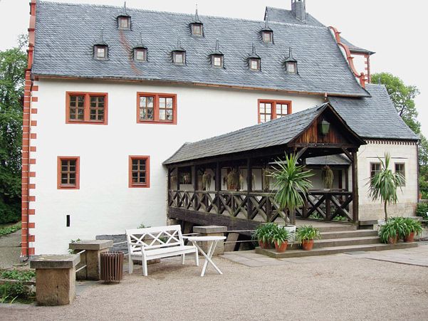 Schloss Kochberg/Holzbrücke