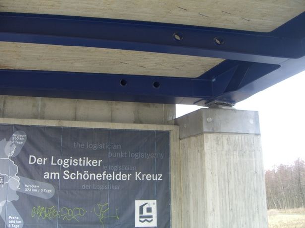 Nordhafenbrücke über den Nottekanal am Nordhafen in Königswusterhausen