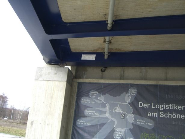 Nordhafenbrücke über den Nottekanal am Nordhafen in Königswusterhausen