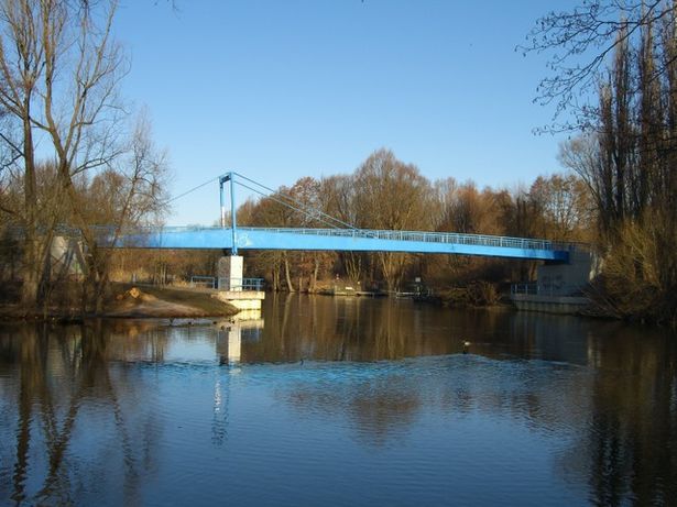 Fußwegbrücke Erich Mühsam Straße - Lindenring über die Schnelle Havel