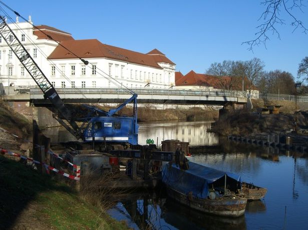 Alte Schloßbrücke über die Schnelle Havel in Oranienburg
