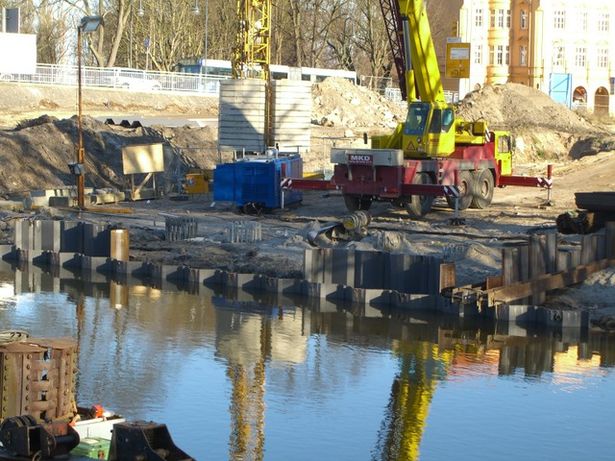 Neue Schloßbrücke über die Schnelle Havel in Oranienburg