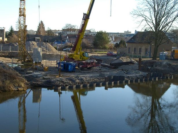 Neue Schloßbrücke über die Schnelle Havel in Oranienburg