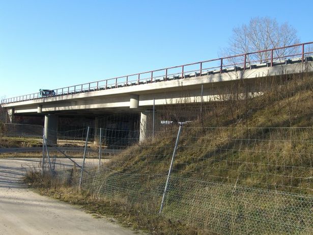 Straßenbrücke B96 neu Ruppiner Kanal in Sachsenhausen-Tiergartensiedlung