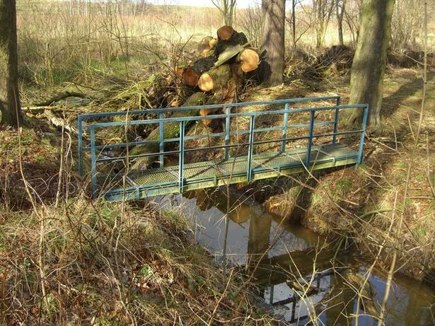 Fußwegbrücke Forst / Graben Oranienburg - Eden