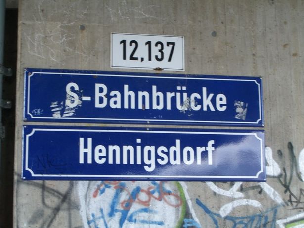 EÜ S - Bahnbrücke S 25 Henningsdorf / Havel