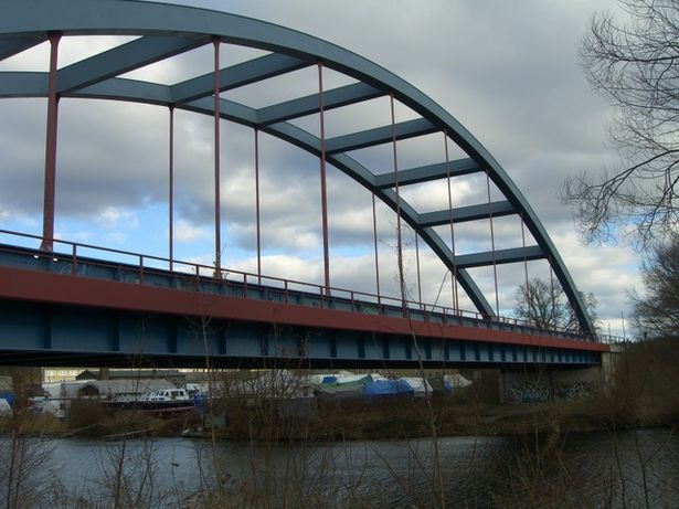 EÜ S - Bahnbrücke S 25 Henningsdorf / Havel