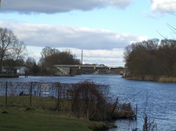 Ruppiner Chausseebrücke / Havel in Henningsdorf