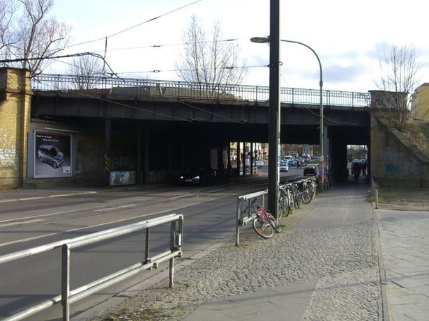 EÜ ehem Gleise zum Güterbahnhof Pankow / Berliner Straße