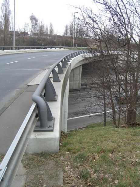 Abfahrtbrücke der A100 zur Alboinstraße