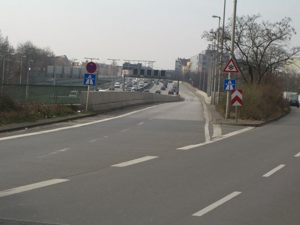 A100 Brücke Anschlußstelle Nord Wexstraße