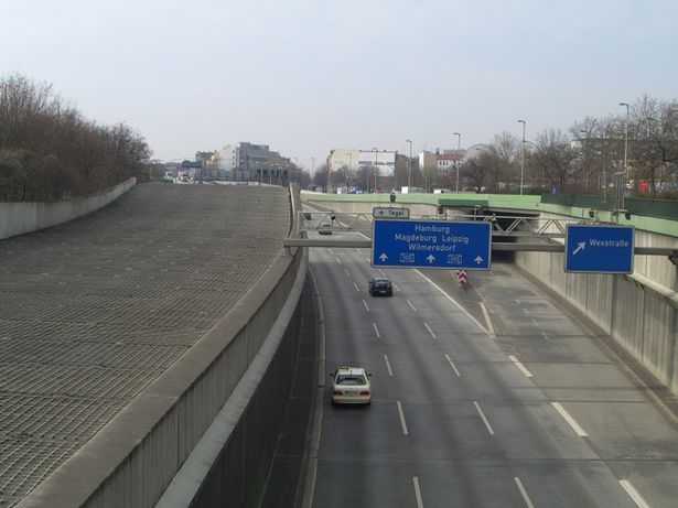 A100 Brücke Anschlußstelle Nord Wexstraße