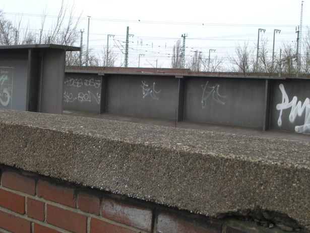 EÜ Industriegleis / A 100 und Halenseestraße bei Bornstedter Straße