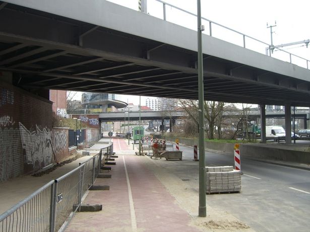 EÜ Fernbahn Nordring-Potsdam / A 100 und Halenseestraße