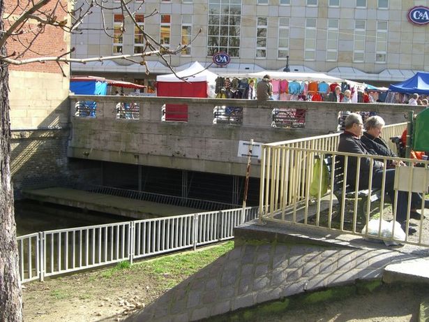 Hausbrücke an der Carl Schurz Str. / Mühlgraben
