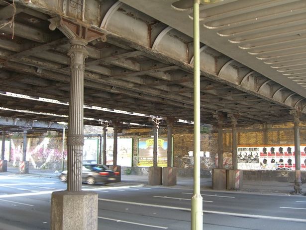 Yorkbrücken 29. Überbau von West nach Ost