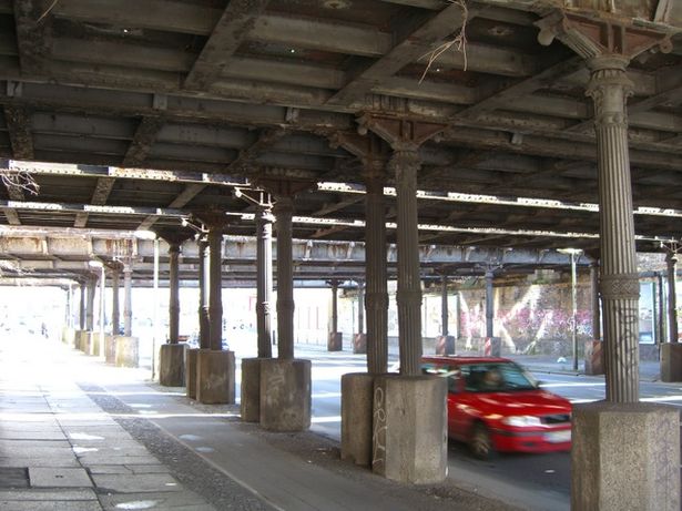 Yorkbrücken 32. Überbau von West nach Ost