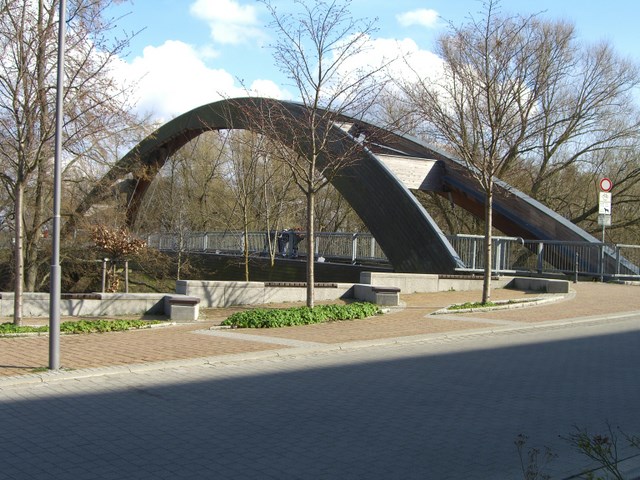 Nördliche Ziegenwerder Brücke / Oderarm ( alte Oder ) Frankfurt Oder