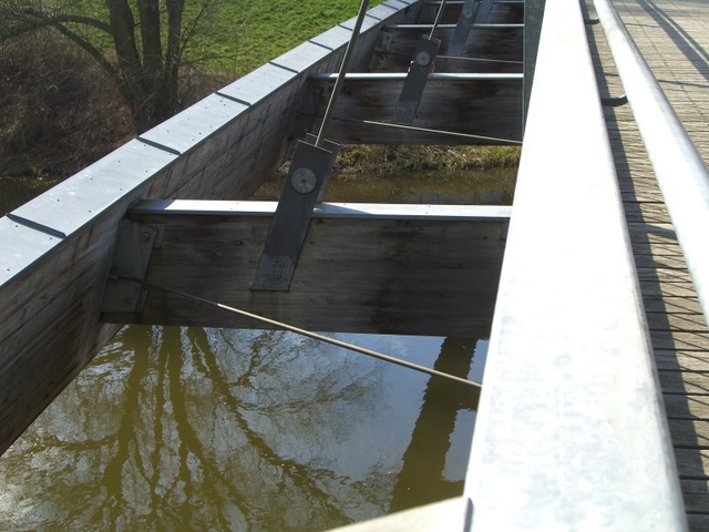 Nördliche Ziegenwerder Brücke / Oderarm ( alte Oder ) Frankfurt Oder