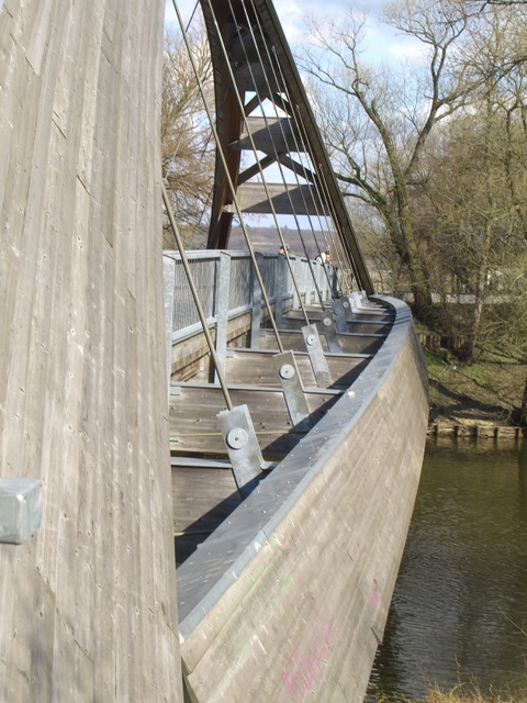 Nördliche Ziegenwerder Brücke / Oderarm ( alte Oder ) Frankfurt Oder