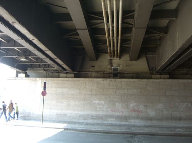 EÜ Stadtbahn Ost - West Verkehr / Hardenbergplatz - Hertzstraße