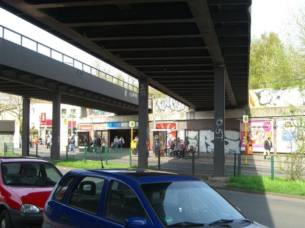 EÜ Oranienburg - Wannsee am U Bf. Wittenau / Wilhelmsruher Damm