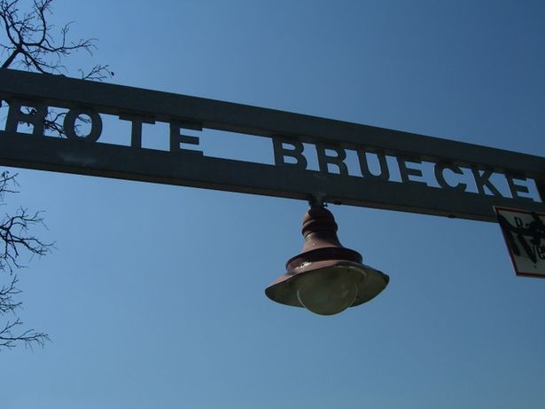 Rote Brücke in Birkenwerder / EÜ Oranienburg - Wannsee
