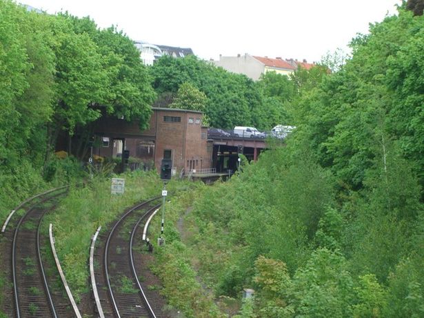 Wiesenbrücke / EU Nord Süd Bahnen am Bf. Humboldthain