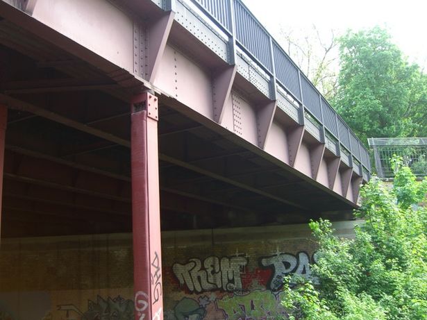 Wiesenbrücke / EU Nord Süd Bahnen am Bf. Humboldthain