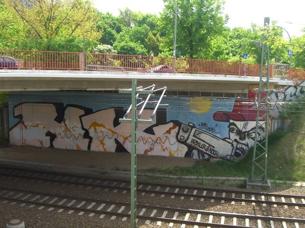 Hochstraßenbrücke / Ringbahn im Nordwestabschnitt
