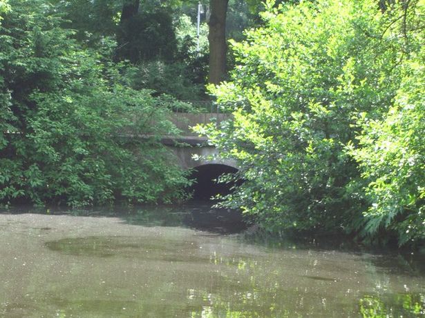 Brücke der Straße des 17. Juni westseitig / Tiergartenfließ