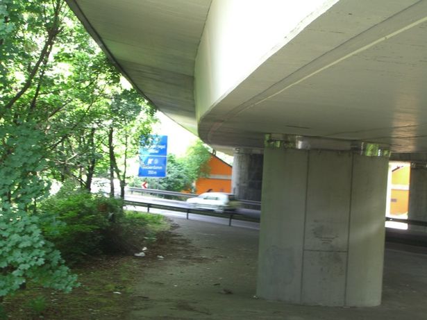 A 100 Brücke / A 111 Ostfahrbahn